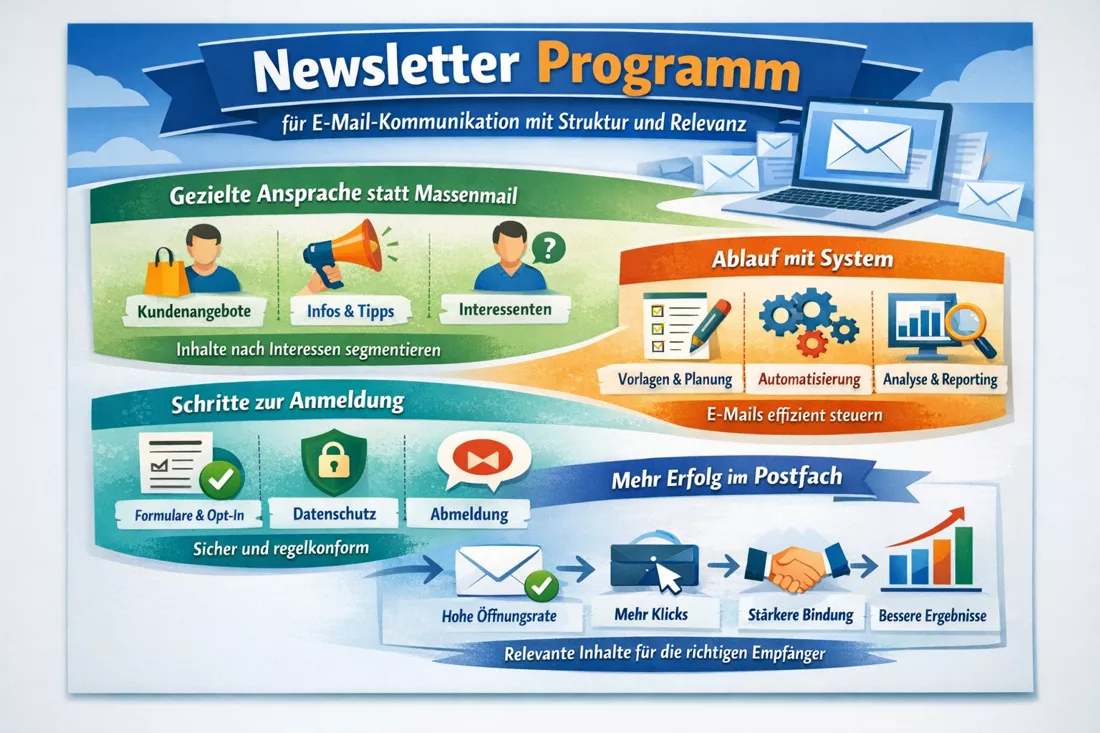 Newsletter Programm für E-Mail-Kommunikation